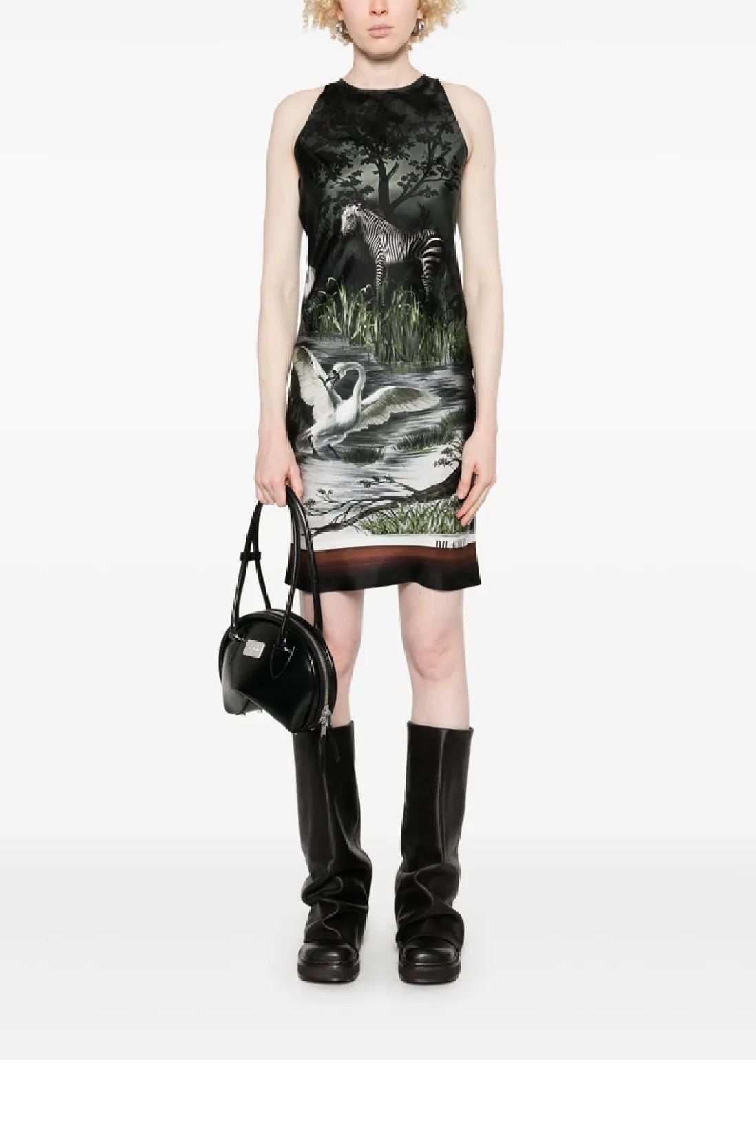 THE ATTICO SS25 MINI DRESS: Elegant 100% SE Fabric for Women